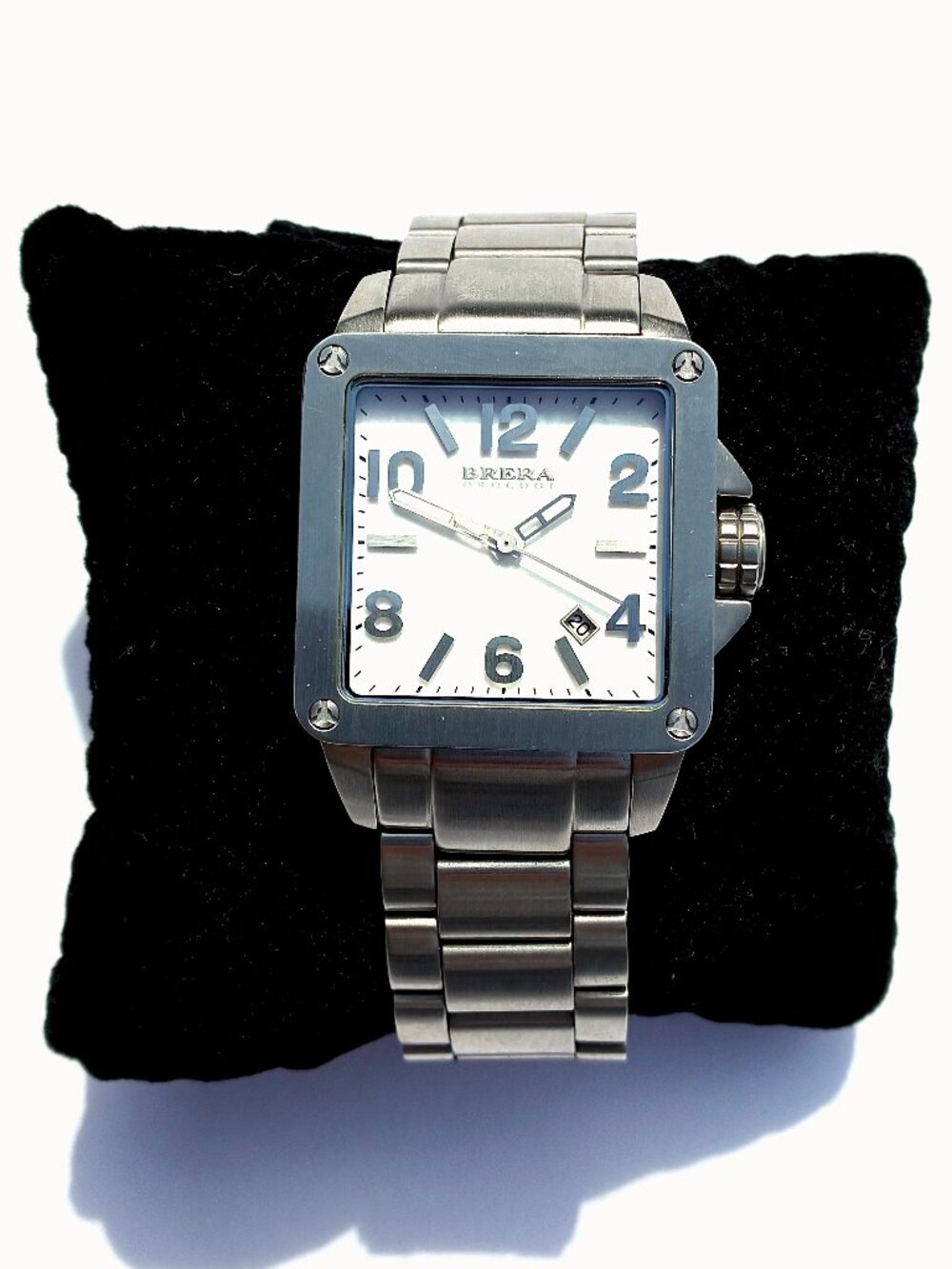 Brera Orologi Stella 316L Stainless Steel Wristwatch w/Black Wood Box